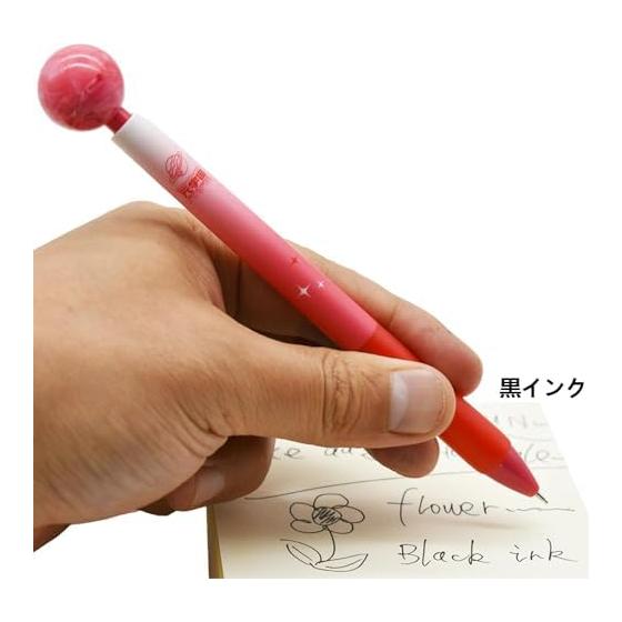 Maydahui 9-Piece Planet Ballpoint Pen Set, 0.5mm Black Ink, Cute & Fun Stationery, Smooth Writing Gel Pens for Kids, Students, Gifts
