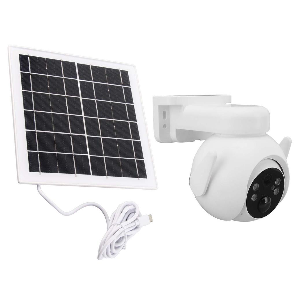 Solar Camera Wireless Ultra HD Rotatable Human Tracking Full Color Night Vision Solar Security Cameras for Home Outdoor