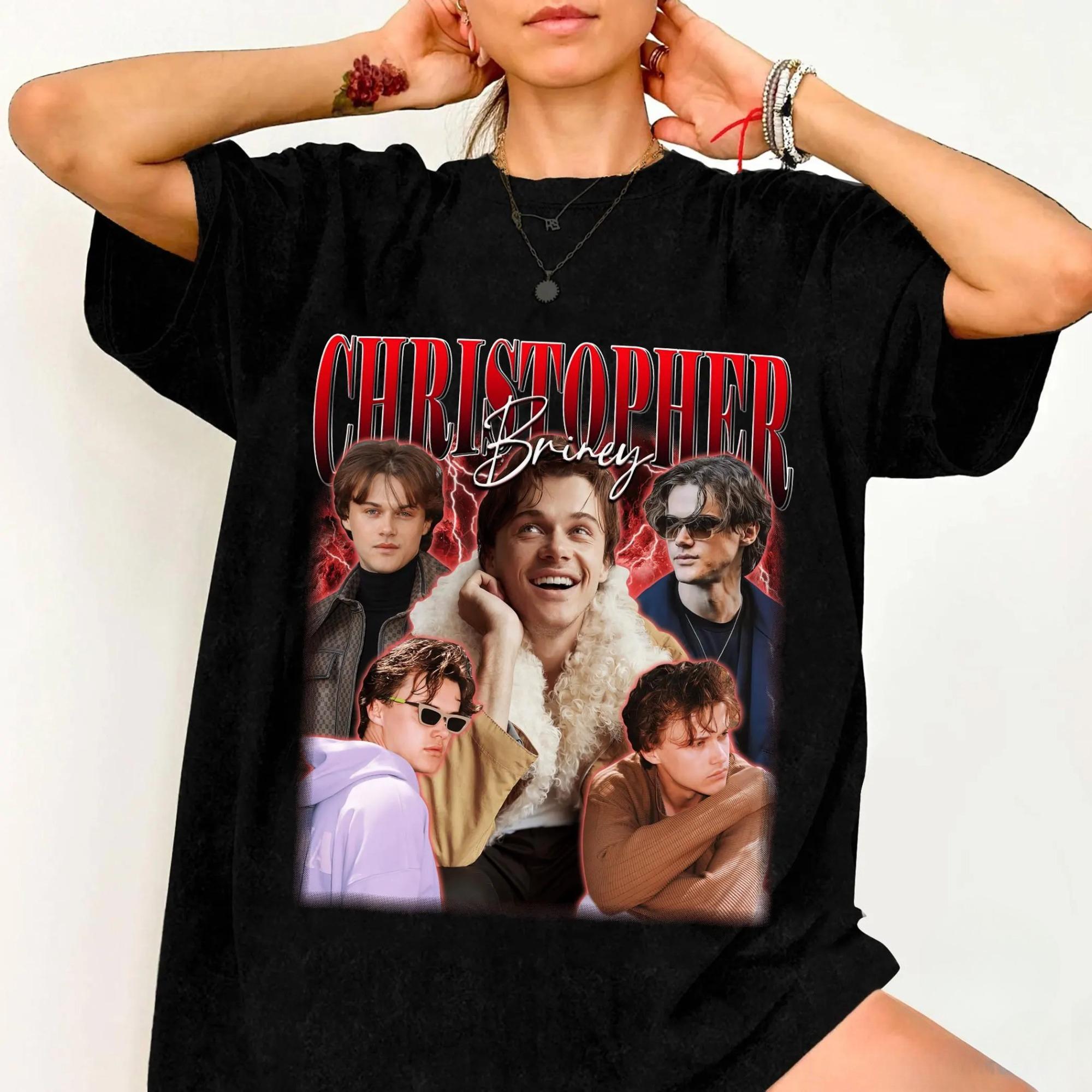 

Christopher Briney Printed Womens Tshirt SpringSummer Fashion Trend Pure Cotton Top Neutral Short Sleeve Tshirt 4XL