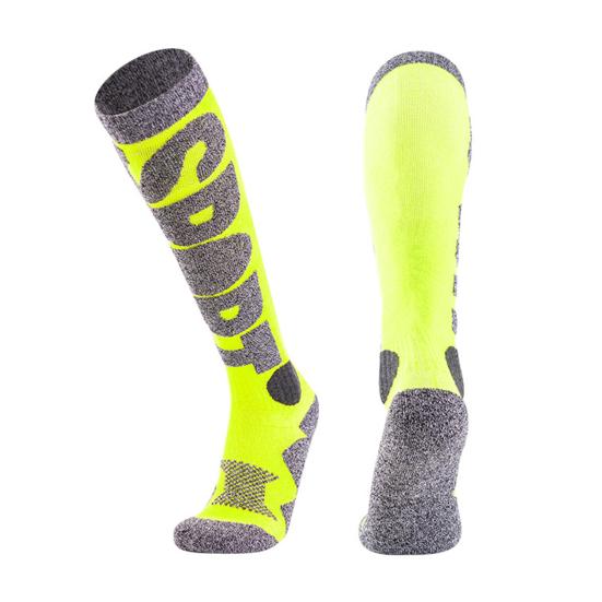 1 Pair Skiing Socks Anti-Fall Non-Slip Moisture-Absorbing Breathable Three-Dimensional Heel Thermal Outdoor Activities Ski Socks