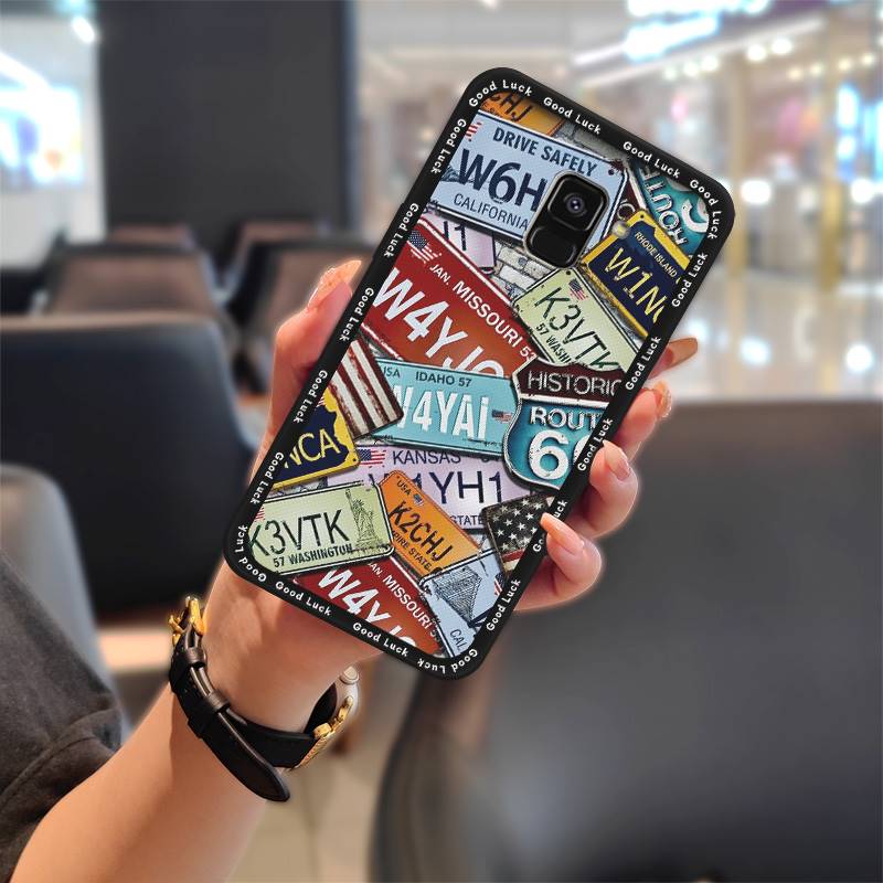 Silicone Soft Case Phone Case For Samsung Galaxy A8 Plus 2018/A8+ 2018/SM-A730F Anti-knock Back Cover Waterproof TPU