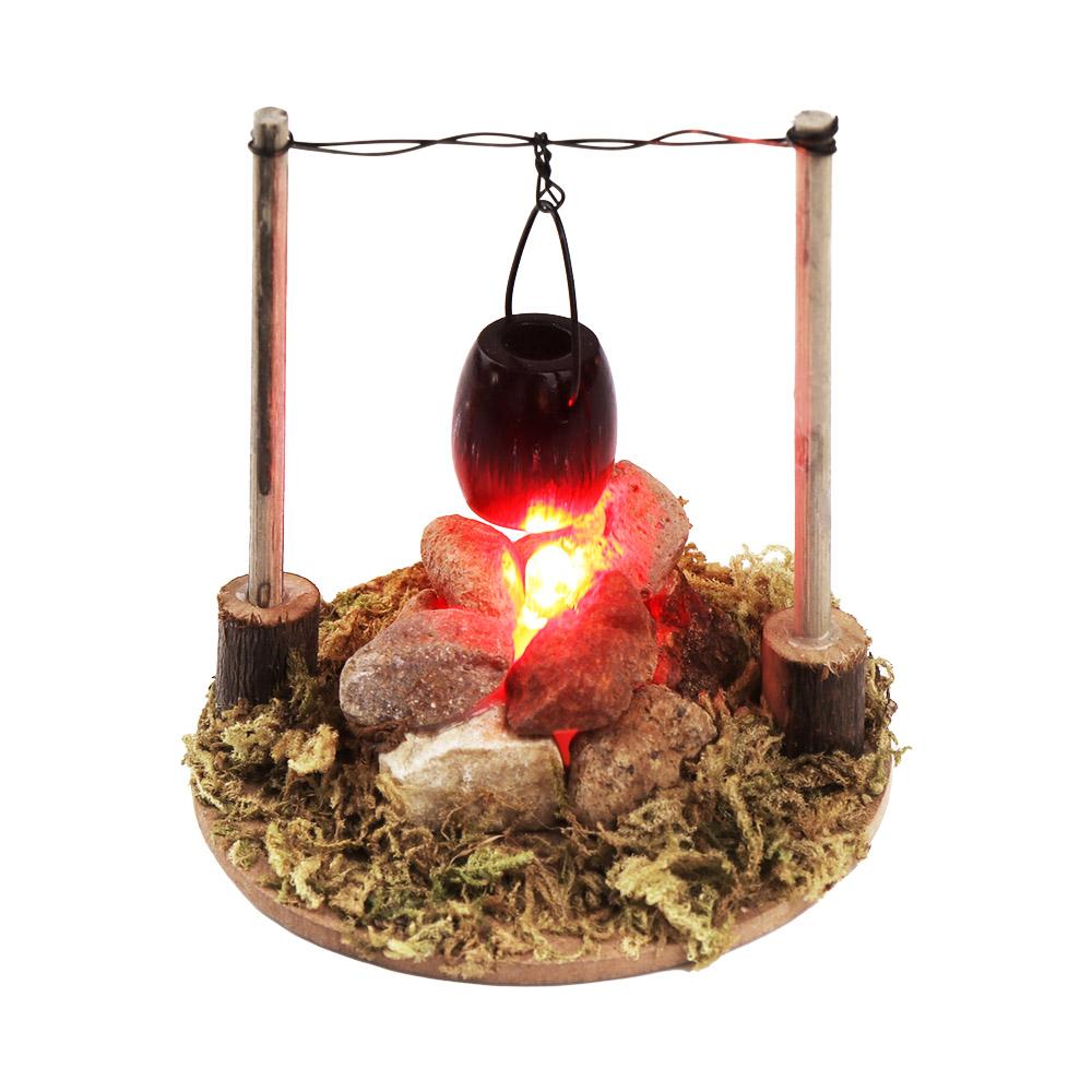 1:12 Scale  Accessories Playing House Villa Scene Model Miniatures Campfire Dollhouse Bonfire Fairy Garden Decor