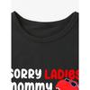 Europäische Größen Jungen Dinosaurier LKW & 'Mama ist mein Valentinstag' Grafik-T-Shirt - Lässiges, Bequemes Polyester-T-Shirt für Jugendliche, Maschinenwaschbar