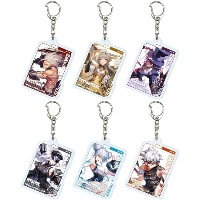 Crystal of Atlant Acrylic Keyholder Complete Set - Box of 6
