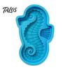 Garden Stepping Stone Form Ocean Themed Silicone Mold for DIY Patio Walkway Path Decor, Reusable Concrete Animal Animals Casting Mold, Sea