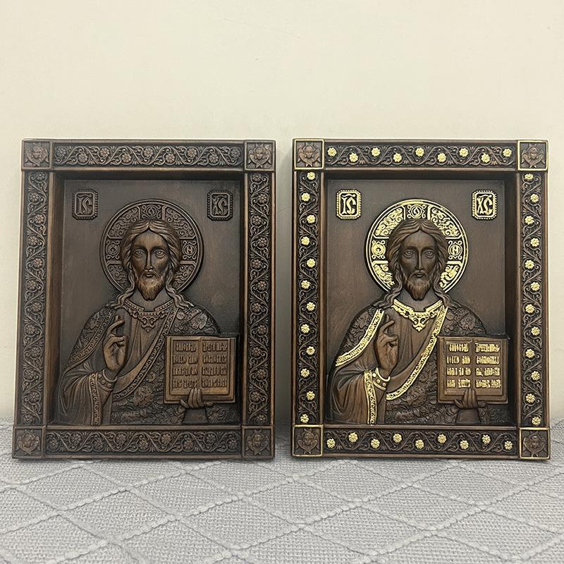 Ορθόδονη Εικόνα Άγαλμα Ιησού, Θρησκευτική Πλάκα Αγίου, Εκκλησία, Εσωτερικός Χώρος Σπιτιού, Διακόσμηση Τοίχου, Στολίδια, Δώρο
