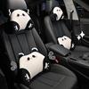 Memory Foam Cartoon Panda Car Waist Pad, Backrest Pad, Waist Pillow, Car Comfort Waist Pillow, 2 Pieces of Car Waist Support