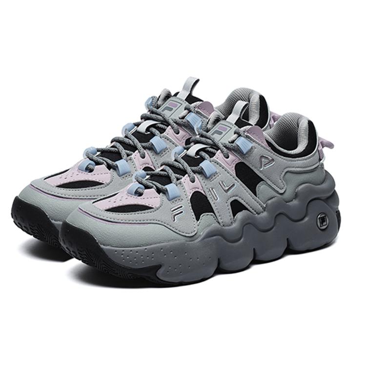 New FILA Panini Basketball Shoes 'Green Grey' Women's F12W242605FQF