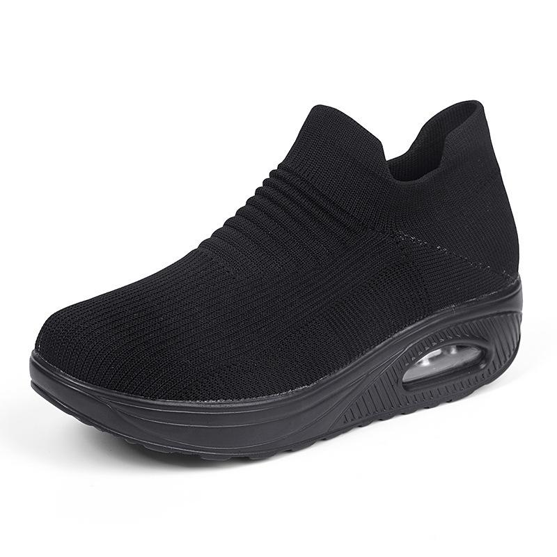 New shoes casual shoes breathable and lightweight mother shoes lace-up air cushion sneakers