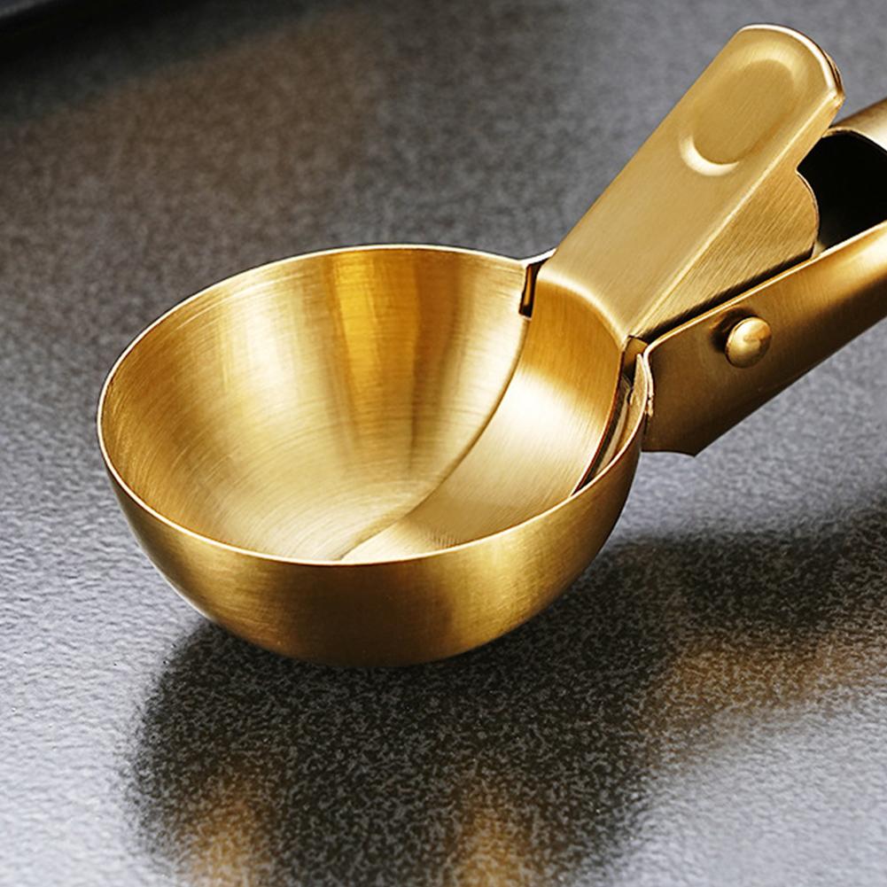 Premium Large Ice Cream Scoop with Trigger Golden Ice Scoop Icecream Metal Scooper Du D9N5