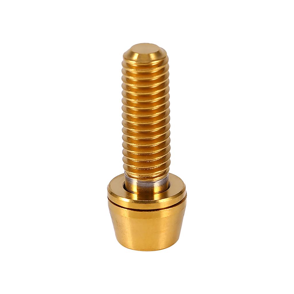 Titanium Alloy Bicycle Titanium Tapered Head Bolt Screw With Washer For Mountain Bike