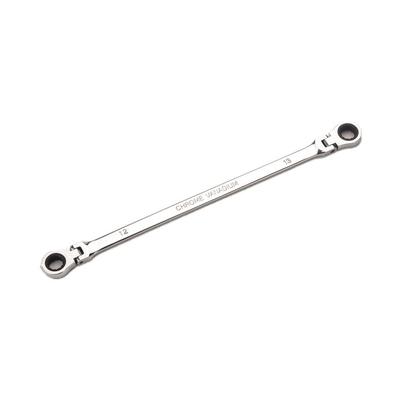 Carraca Flex Carraca Swing Larga 72 2 Espejo para Coches y Motocicletas Llave, Llave, Doble Boca, Cabeza, Tipo, Engranajes, Acero CR-V, Tamaños, Acabado,