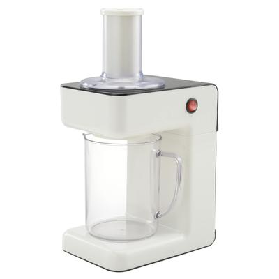 OHM Electric Electric Vegetable Slicer, COK-YK55A-W (08-3838), White, for Slicing Vegetables, Spiral Cutting, and More