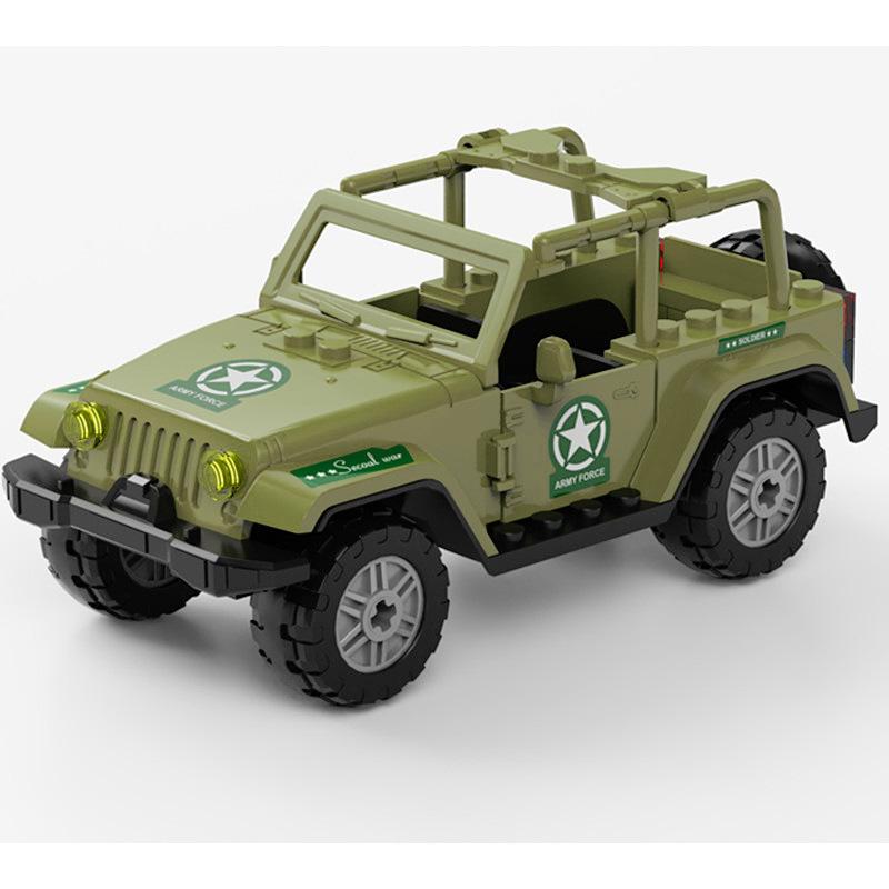 Army WWII MOC Sentry Post War Scene Sandbag DIY DIY Assembly Building Block Soldier Watchtower Toys Playsets