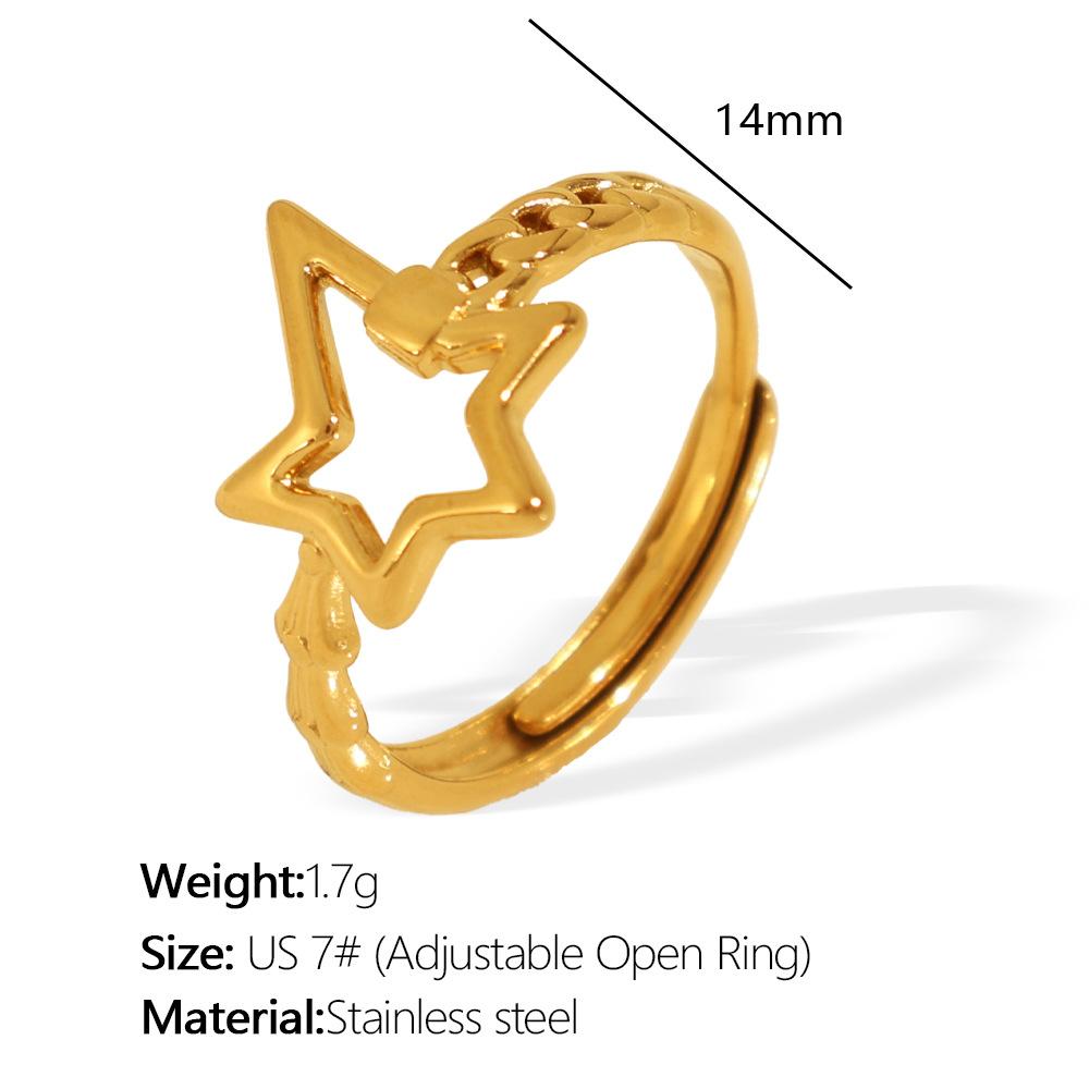 Minimalist style ring Personality ring Niche geometric line Index finger ring