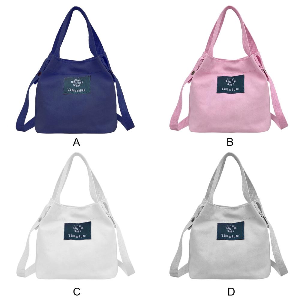 Lady Canvas Handbag Single Shoulder Bag Crossbody Messenger Bag Women Bag Candy Color