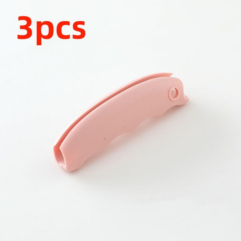 

Shopping bag holder with padded handles, silicone handles for holding while shopping, non-slip hand protection, kitchen gadgets рожевий