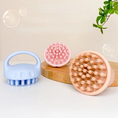 Hair Scalp Massager Shampoo Brush Soft Silicone Hair Washing Brush Comb Body Massage Shampoo Brush Clean Scalp Spa Massage Comb