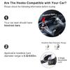Car Headrest Hook With Phone Holder, Universal 360 Rotation Headrest Hooks For Purses And Bags (Silver)