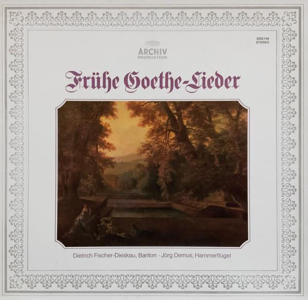 

LP Record DIETRICH FISCHERDIESKAU JRG DEM Frhe GoetheLieder 2533149 Archiv Produkti 1973 Germany Classical Used