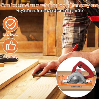 Circular Saw Guide Rail Bottom Plate 11.02×7.87/ 11.02×11.81in Bakelite Guide Plate Saw Base Woodworking Bench Accessories