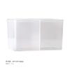 Nail Tool Cotton Pad Organizer Clear Plastic Storage Box Pads Swabs Home Use