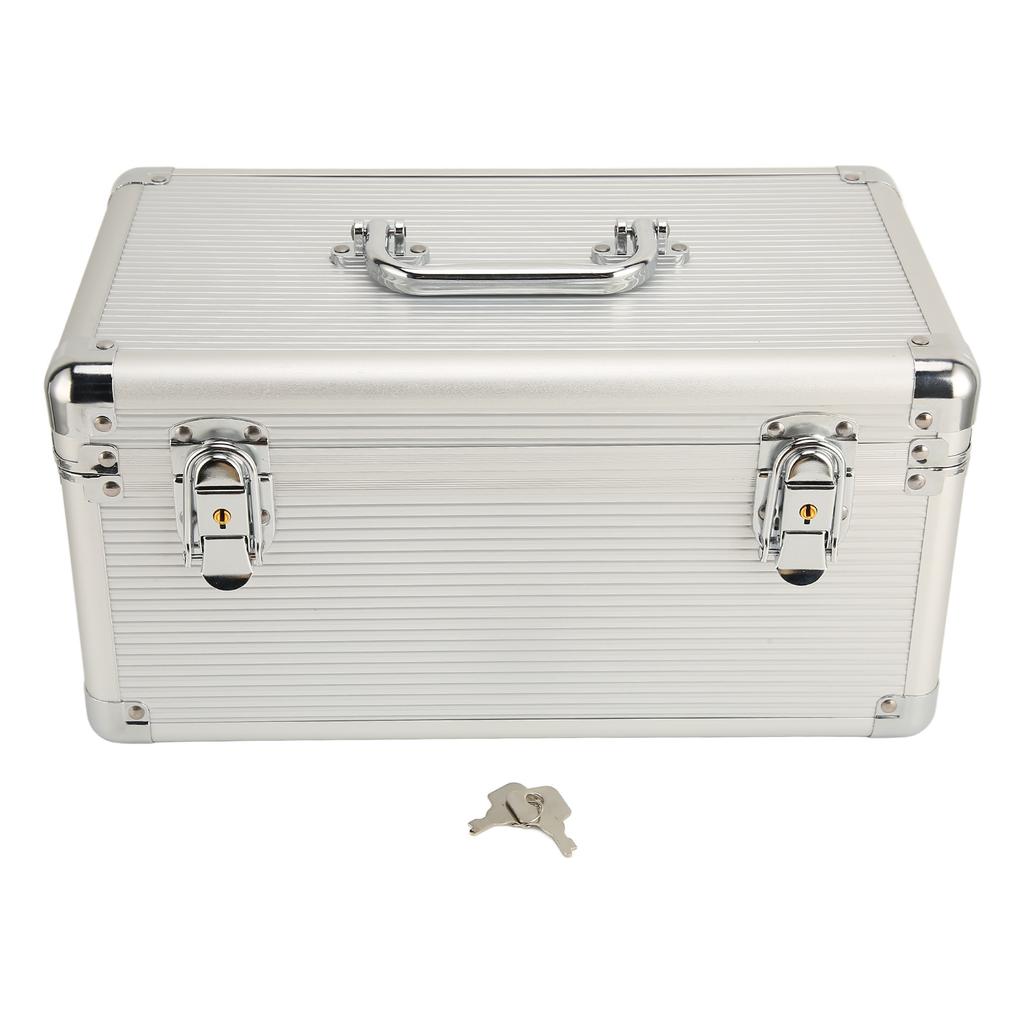 Hard Drive Case Hard Drive Storage Box 14 Bays Double Lock Design Hard Drive Case for 2.5in 3.5in Hard Drive