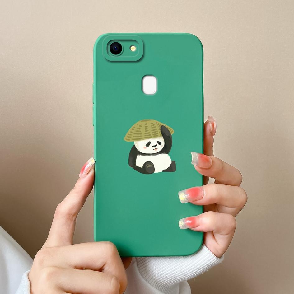 For Oppo F5 F11 F17 F9 F21 F7 F19 F15 Pro Phone Cases Fashion Little Bear Liquid Silicone High Definition Anti Fall Protective Covers For Oppo Housing