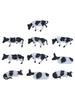 Model Railway Black & White Cow HO/OO Gauge 00 Cows High Quality