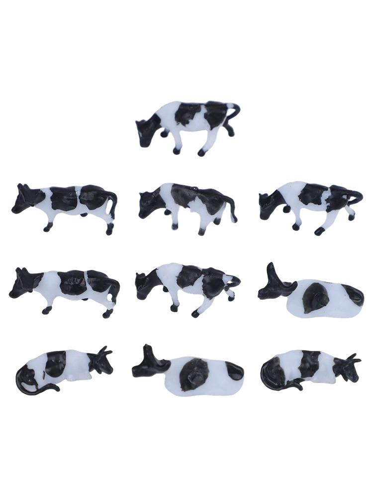 Model Railway Black & White Cow HO/OO Gauge 00 Cows High Quality