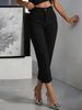 2026 High-Waisted Slimming Business Casual Cropped Pants