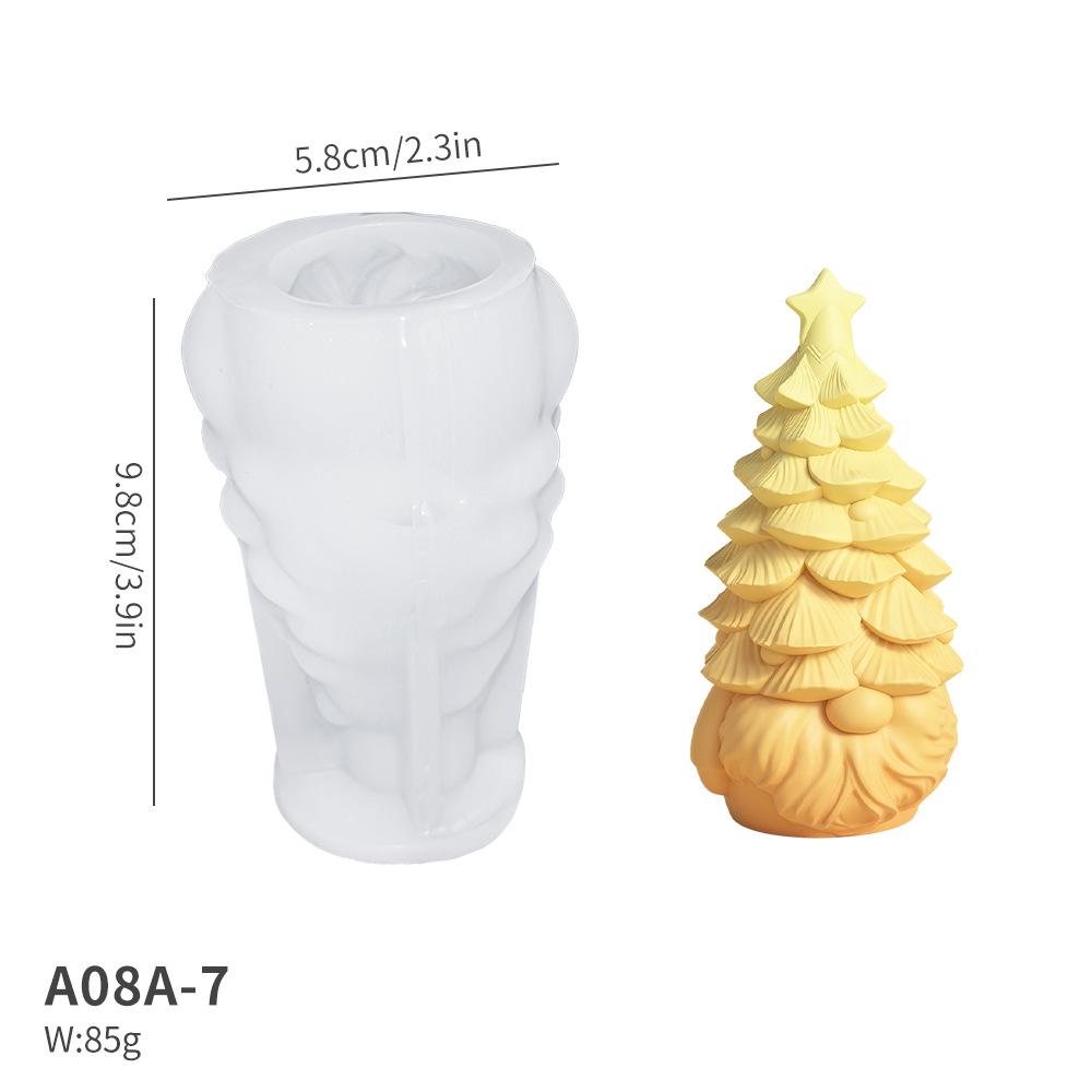 

Форма для ароматического рождественского украшения своими руками: 3D Олень, Гном, Котенок и Снеговик Форма для свечей из гипса