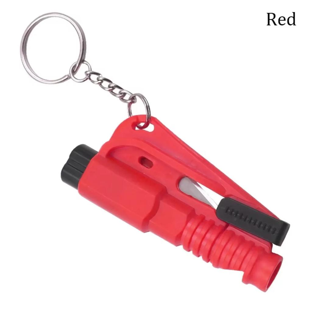 Mini Safety Hammer Keychain Escape Car Life-saving Escape Hammer Window Broken Emergency Glass Breaker For Car Buses Trucks