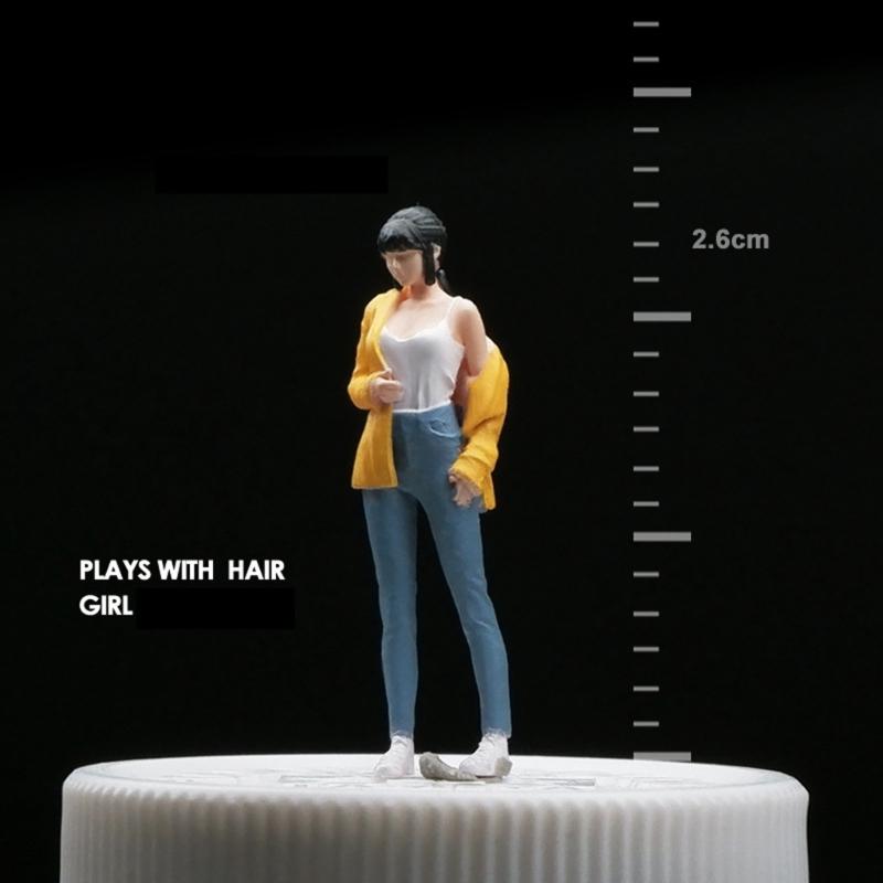 Detailed Miniature Resins Collectibles 1/64 Scale Handcrafted Figures Perfect For Model Train Layouts And Dioramas