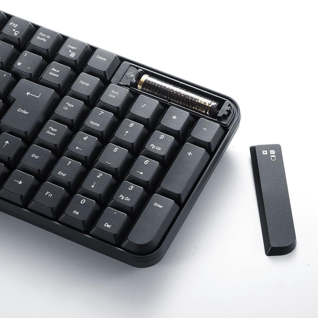 Sanwa Supply Wireless Keyboard with Mouse, Black, SKB-WL25SETBK