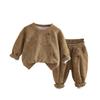 Kids Casual Long-Sleeve Set, Comfortable Daily Wear Outfits