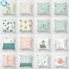 45X45Cm Animals Pillowcase Sea Turtlesingle Print Sofa Case Cute Bird Decorative Cushion Cover Children Bedroom Pillow Case