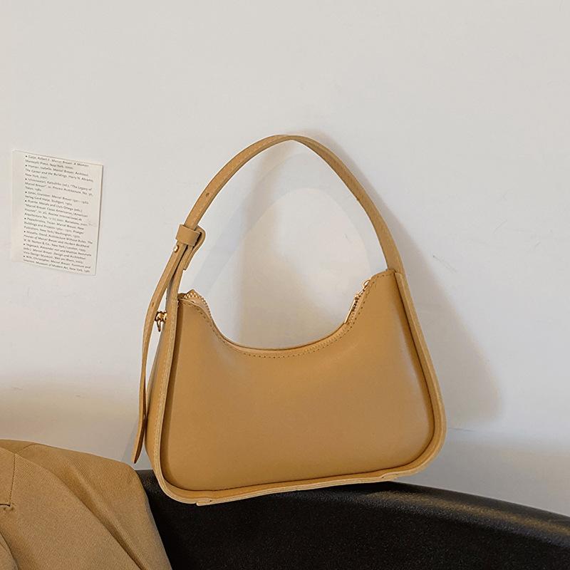 Solid Color Popular Underarm Bag New Small Fresh and Fashionable Casual Women's Bag Handbag Trendy Small Square Bag