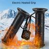 12V Electric Heated Grips Handlebar For ATV Intelligent Three-Speed Heating Handgrips For Diameter For 22MM