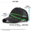 Custom Unisex Washed Retro Cotton Outdoor Sport Printing Logo Trucker Hats Distressed Vintage 6 Panel Blank Plain Baseball Caps
