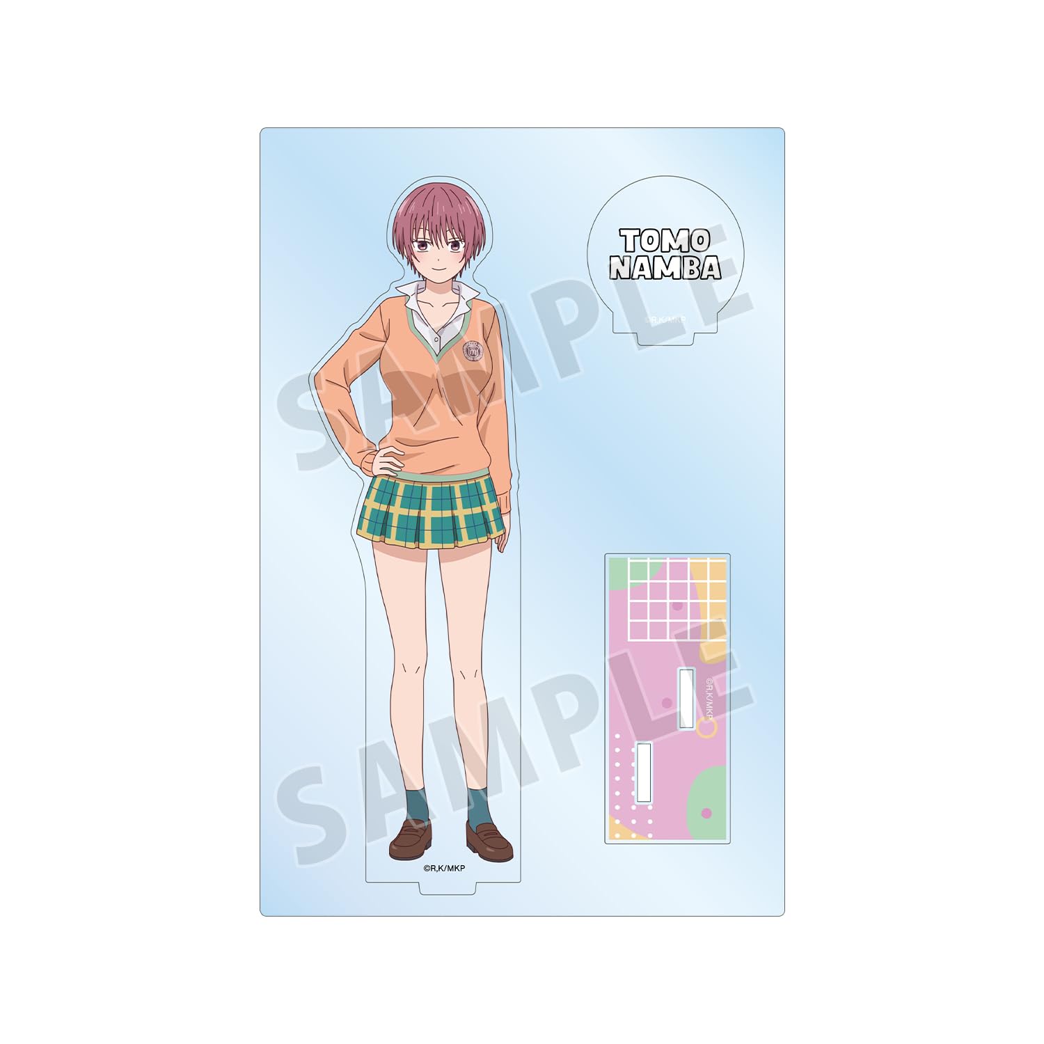 

Аниме-сериал Медака пойми мою Намба Томо Большой акриловый стенд с деталями «Куроива не милашка»