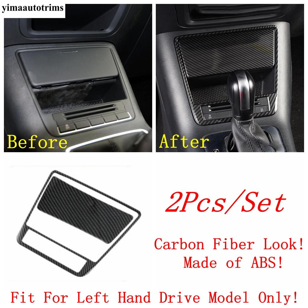 Steering Wheel / Armrest Handle Strip / Head Lamp / Dashboard Air AC Trim Accessories For Volkswagen VW Tiguan MK1 2008 - 2015