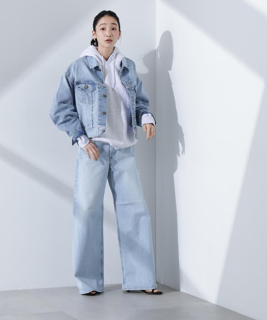 Nano Universe Denim Pants be paired with other Size S Lee/WIDE (Can items), Women's, (111cm), Blue, 671-5127035