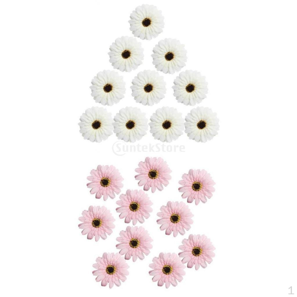 

20 шт. искусственных головок герберы для DIY
