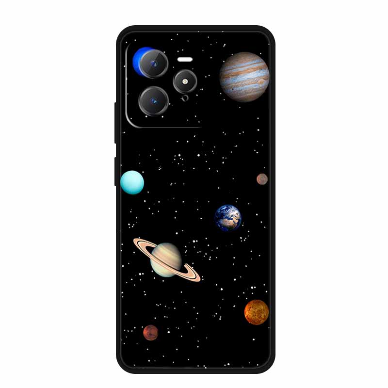 For Realme GT 7 Pro 5G Case Original Soft Silicone TPU Phone Cases Back Cover For Realme GT7 Pro Scenery Shockproof Bumper Etui