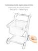 Wooden Shopping Cart Toy for Kids - Supermarket Playhouse Walker Set