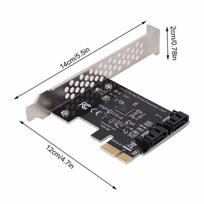 PCI‑E Cards PCI Express To SATA 3.0 2 Port SATA III 6Gbps Expansion Adapter Boards