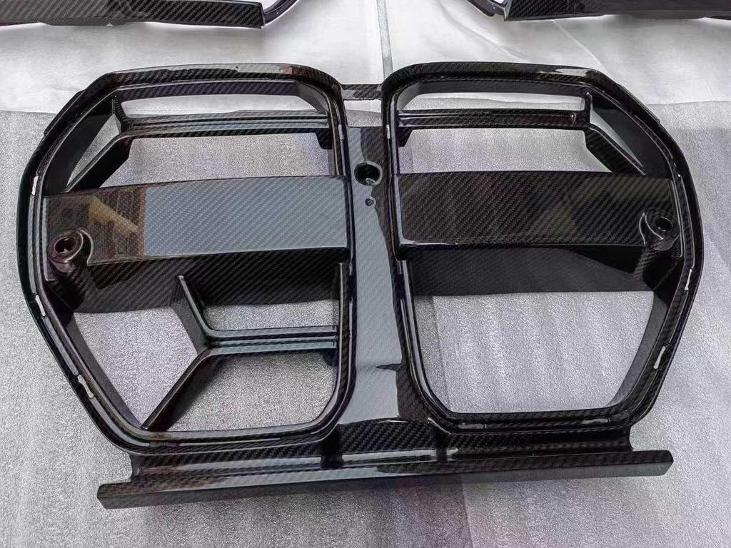 CSL Style Dry Carbon Fiber Front Bumper Grille for BMW M3 G80 & M4 G82