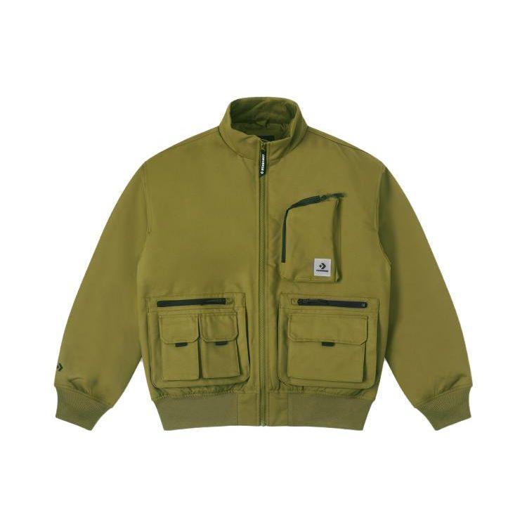 

Повседневный пуховик Converse с множеством карманов, мужская верхняя одежда, оливково-зеленый 10025251-A02