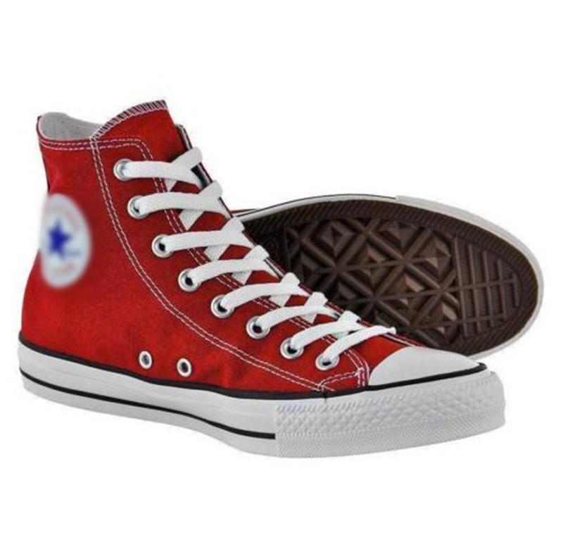 Sneakers Alte Classiche in Tela per Uomo e Donna con Suola in Gomma per Uso Casual